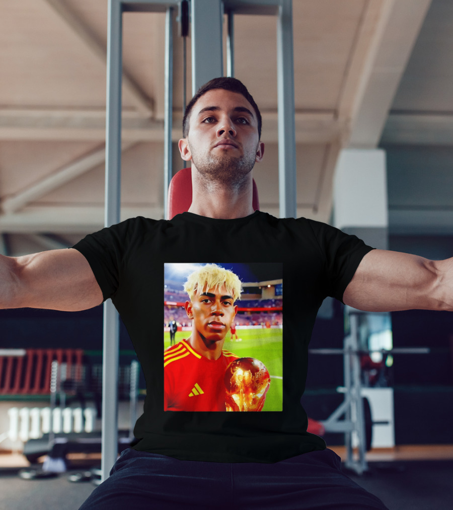 Lamine Yamal Barcelona Young Talent With Trophy T-Shirt