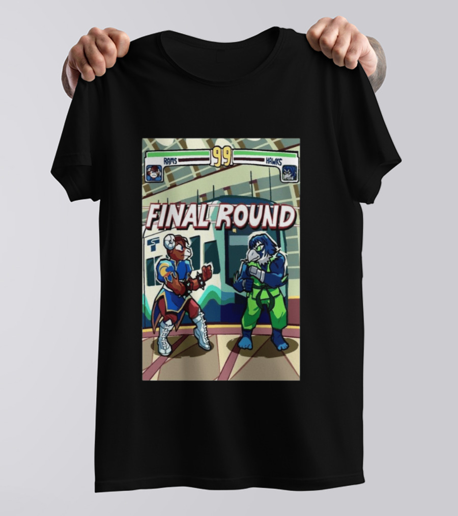 Seattle Seahawks Vs Los Angeles Rams Final Round Lumen Field Seattle WA Jan 25 2026 T-Shirt