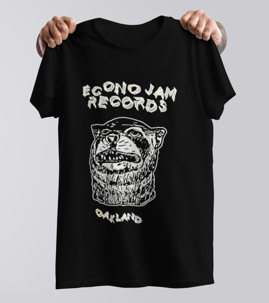 Econo Jam Records Oakland Bear Face T-Shirt