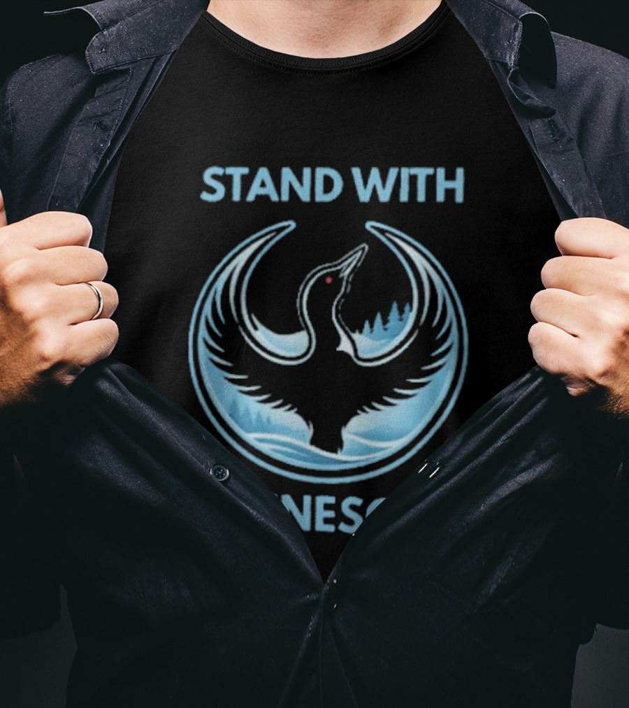Stand With Minnesota Loon T-Shirt