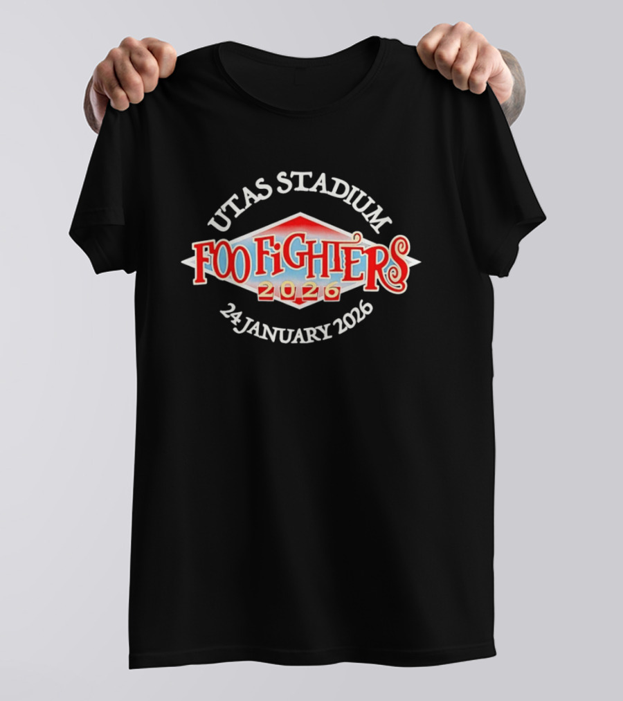Foo Fighters UTAS Stadium 24 January 2026 T-Shirt