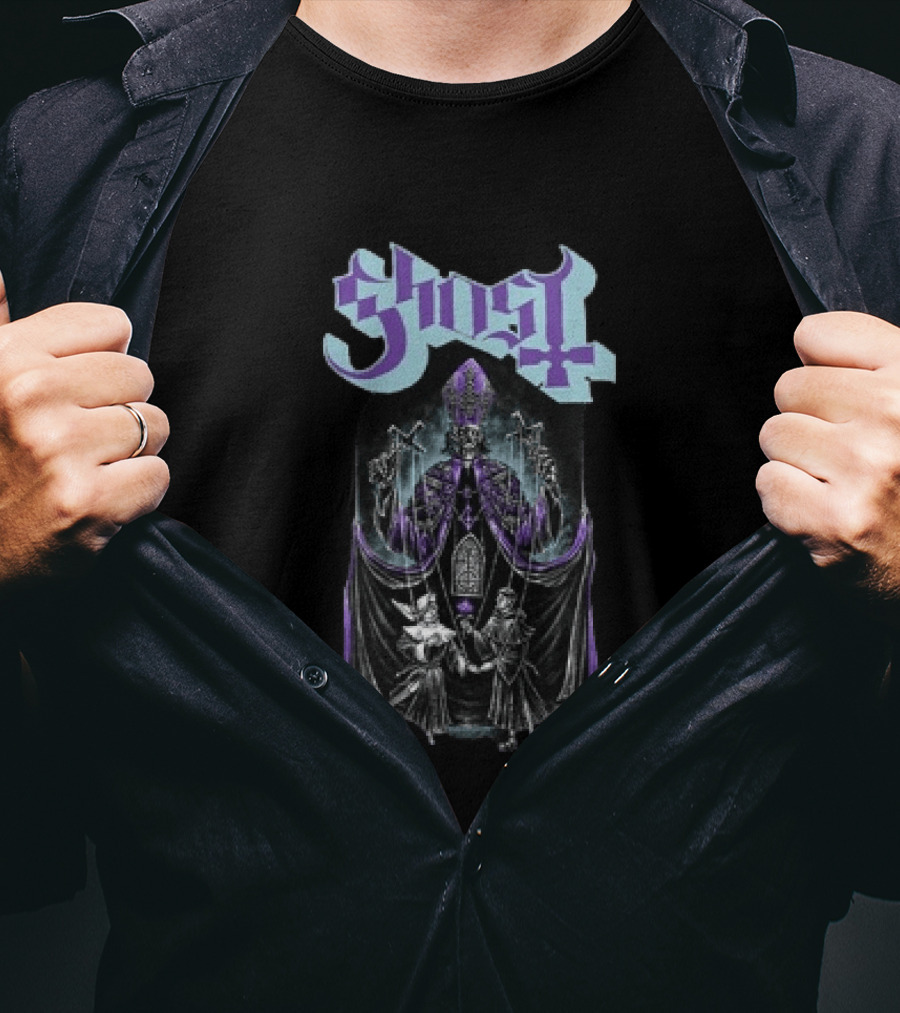 Ghost Band The Skeletour 2026 Knoxville Tennessee Concert Tour Merch Featuring Puppet Master T-Shirt