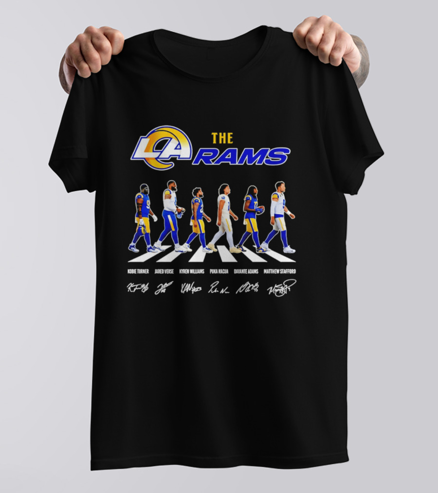 The Los Angeles Rams Abbey Road Signature Edition 2026 T-Shirt