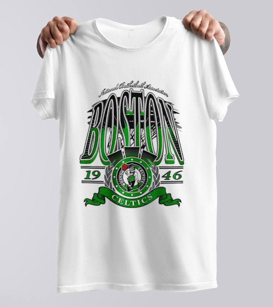 Boston Celtics National Basketball Association 1946 Team T-Shirt