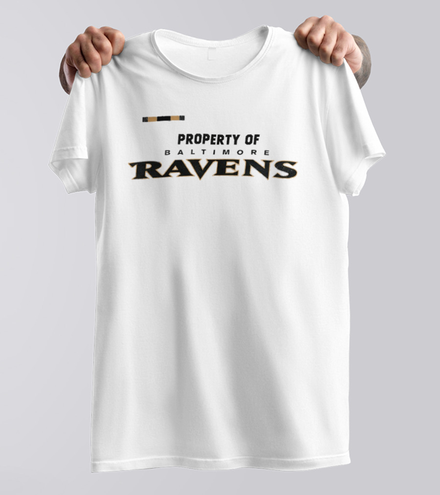 Property Of Baltimore Ravens NFL Team Gear T-Shirt