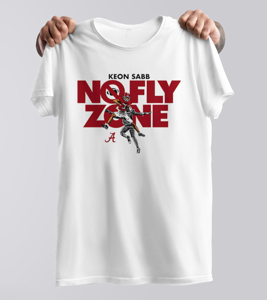 Keon Sabb No Fly Zone Alabama Football NCAA T-Shirt
