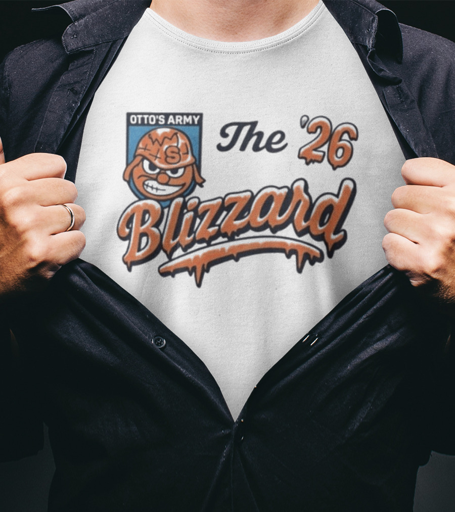 Otte's Army The '26 Blizzard W Smiley Helmet T-Shirt