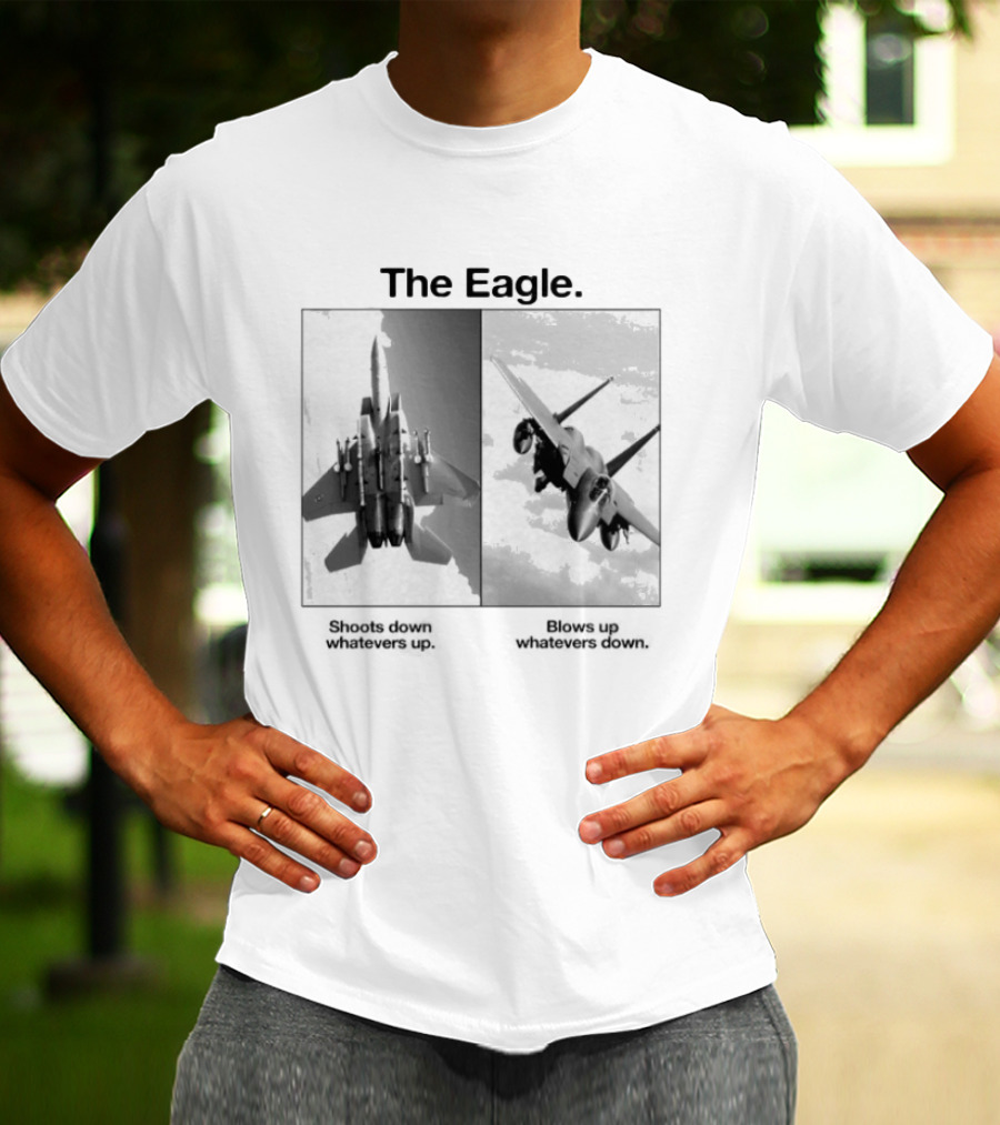 The Eagle F 14 Tomcat F 15 Eagle Fighter Jet Showdown T-Shirt