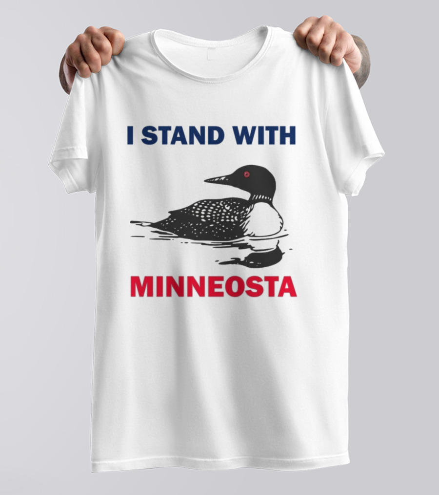 I Stand With Minnesota Common Loon T-Shirt