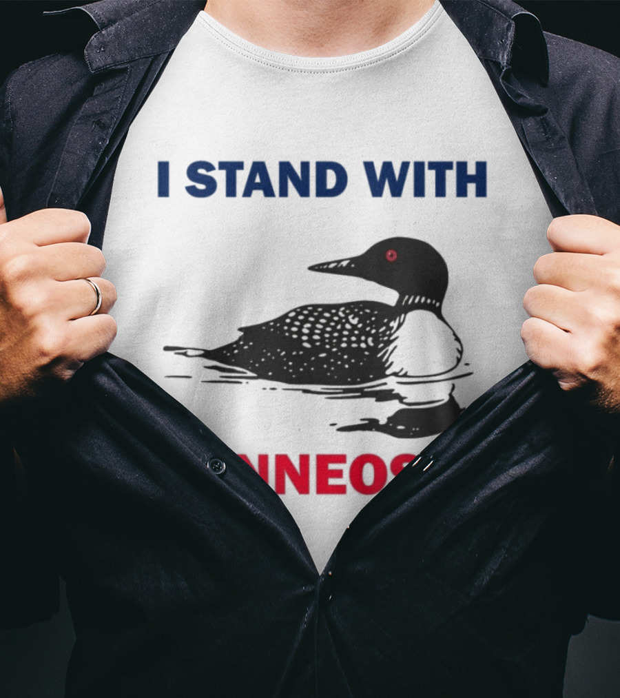 I Stand With Minnesota Common Loon T-Shirt