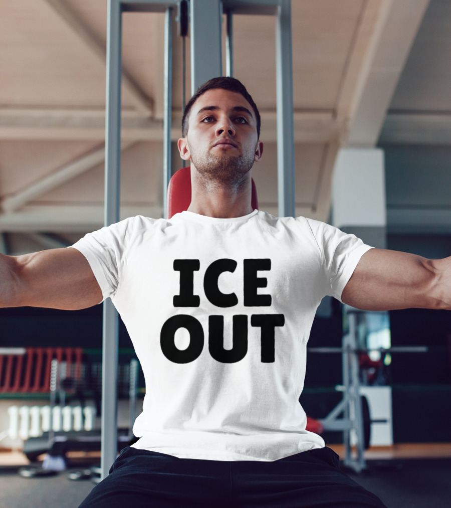 USA People Support ICE OUT Message T-Shirt