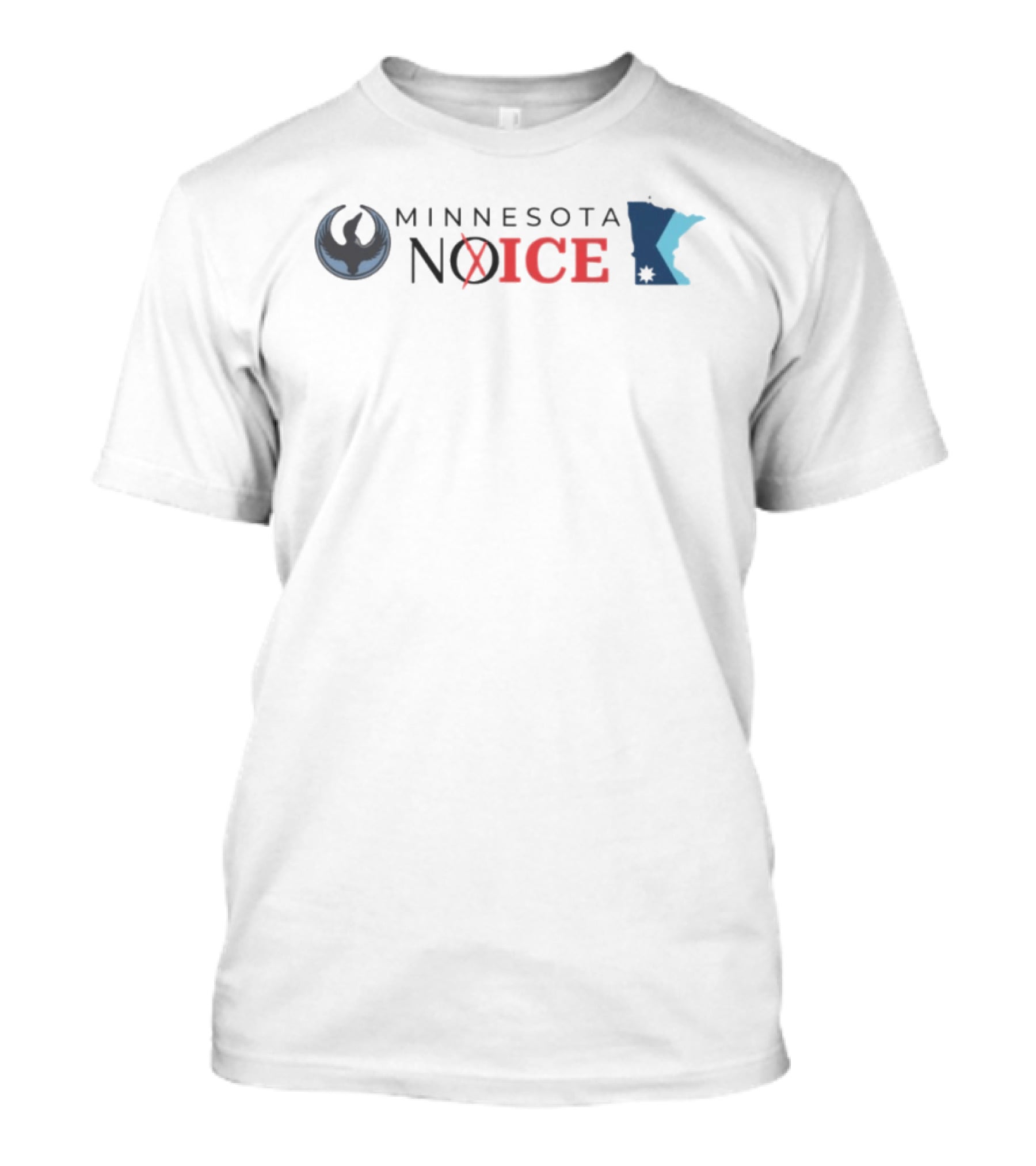 Minnesota No ICE Rebel Loon State T-Shirt