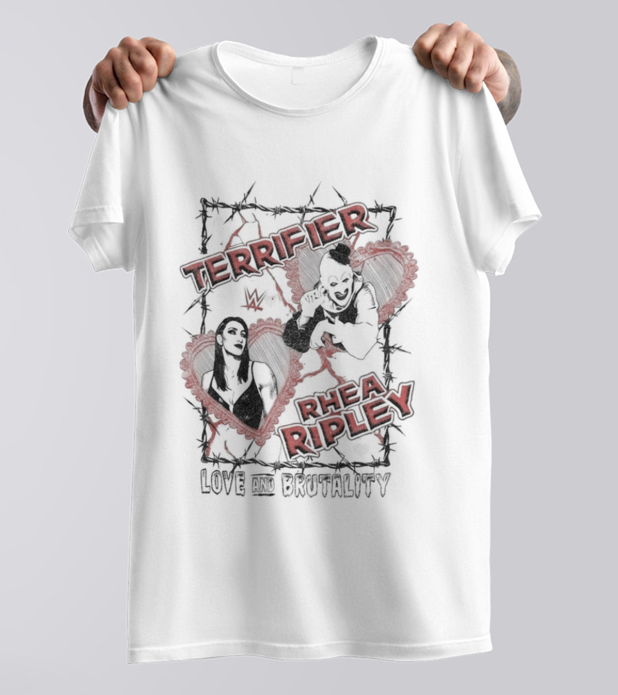 Terrifier Rhea Ripley Love And Brutality Ripple Junction T-Shirt