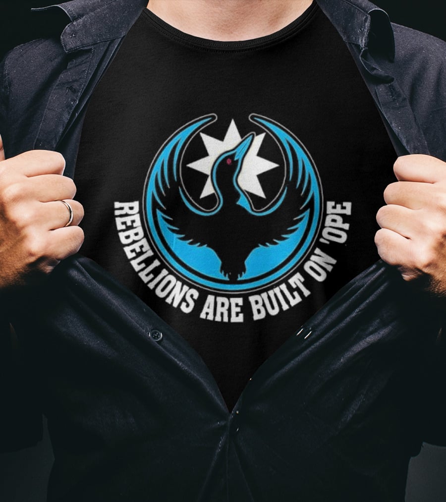 Rebellions Are Built On 'Ope Star Wars Inspired Phoenix Crest T-Shirt