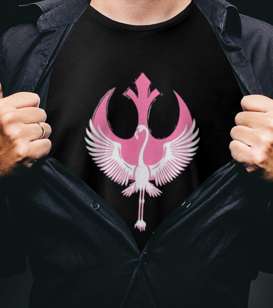Star Wars Rebel Alliance Flamingo Pink Variant T-Shirt