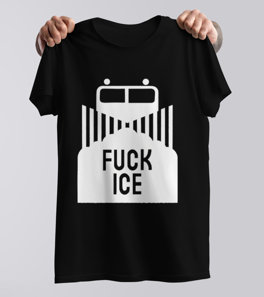 Fuck Ice Detention Abolition Protest Message T-Shirt