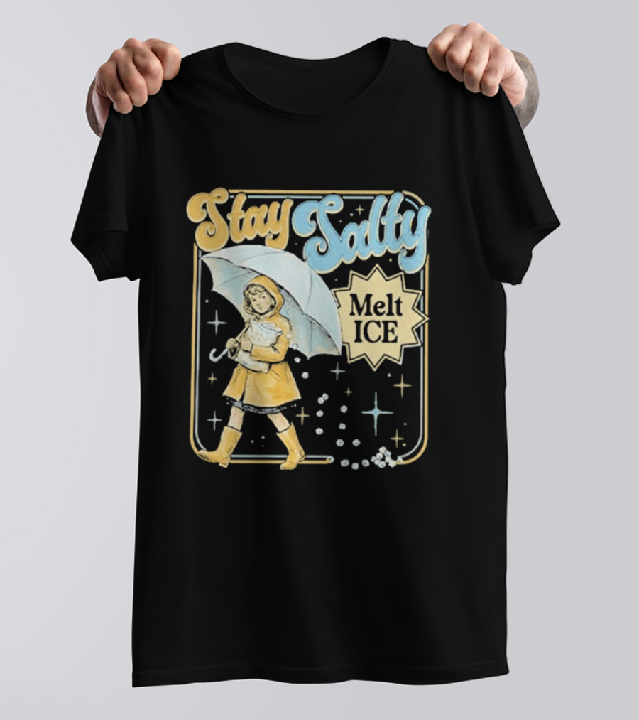 Stay Salty Melt ICE Umbrella Girl T-Shirt