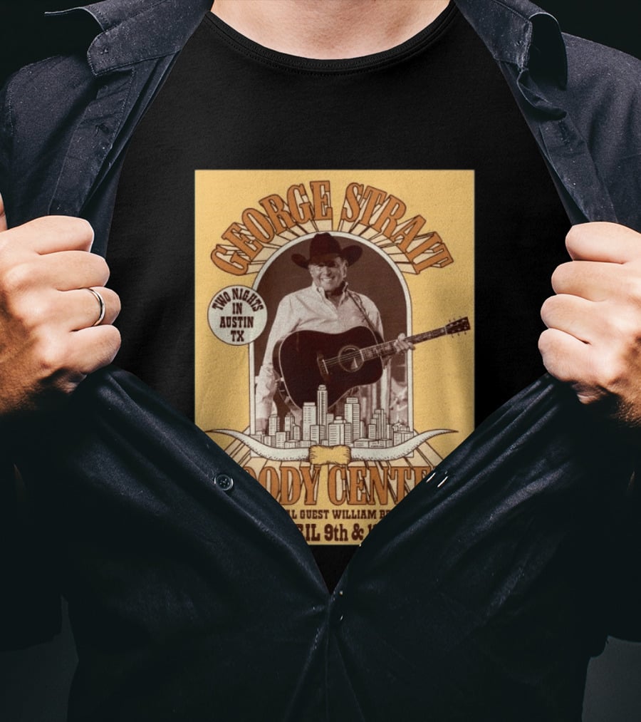 George Strait Moody Center Austin TX Apr 9 11 2026 T-Shirt