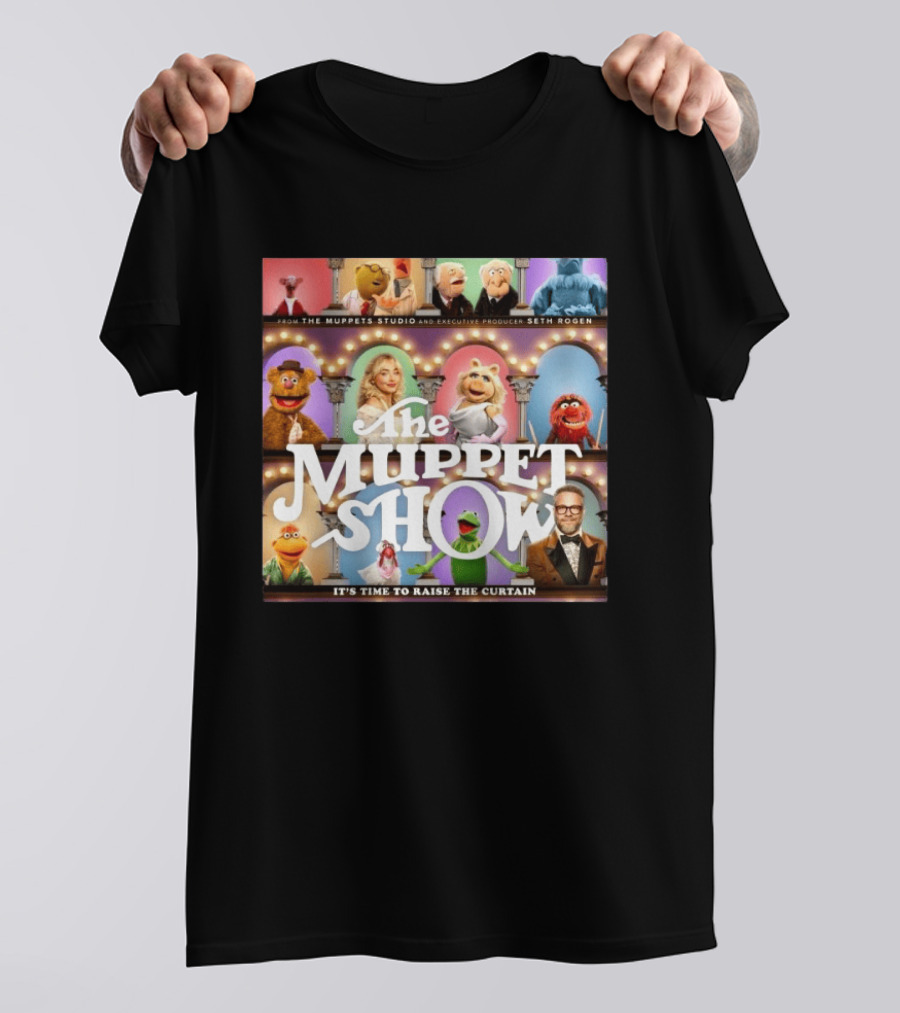 The Muppet Show It's Time To Raise The Curtain February 4 2026 Seth Rogen Executive Producer T-Shirt