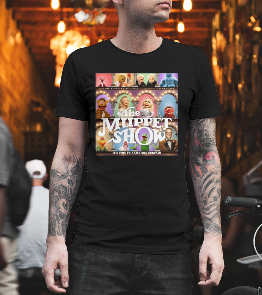 The Muppet Show It's Time To Raise The Curtain February 4 2026 Seth Rogen Executive Producer T-Shirt
