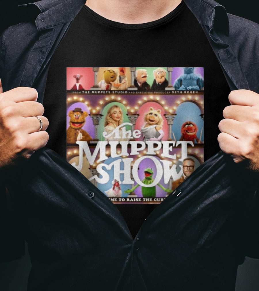 The Muppet Show It's Time To Raise The Curtain February 4 2026 Seth Rogen Executive Producer T-Shirt