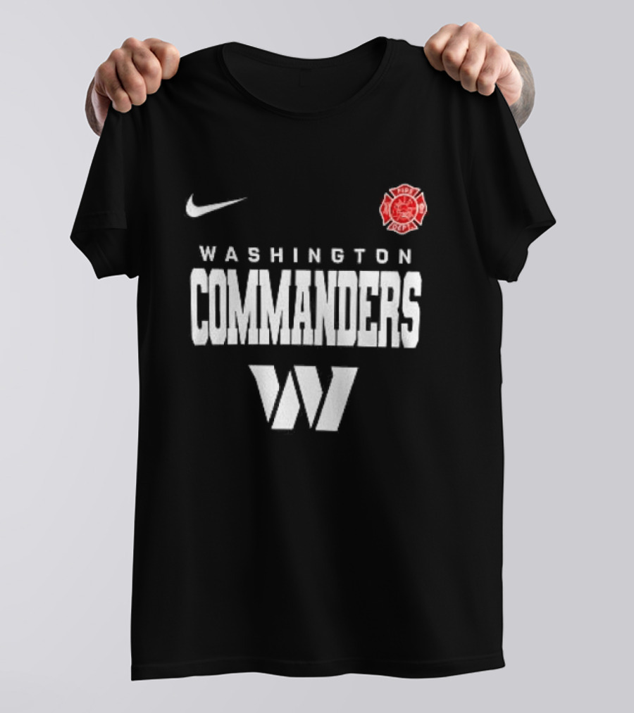 Washington Commanders Red Friday Firefighter Nike Team T-Shirt