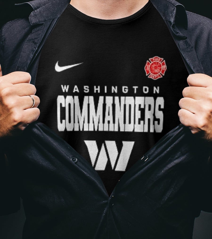 Washington Commanders Red Friday Firefighter Nike Team T-Shirt