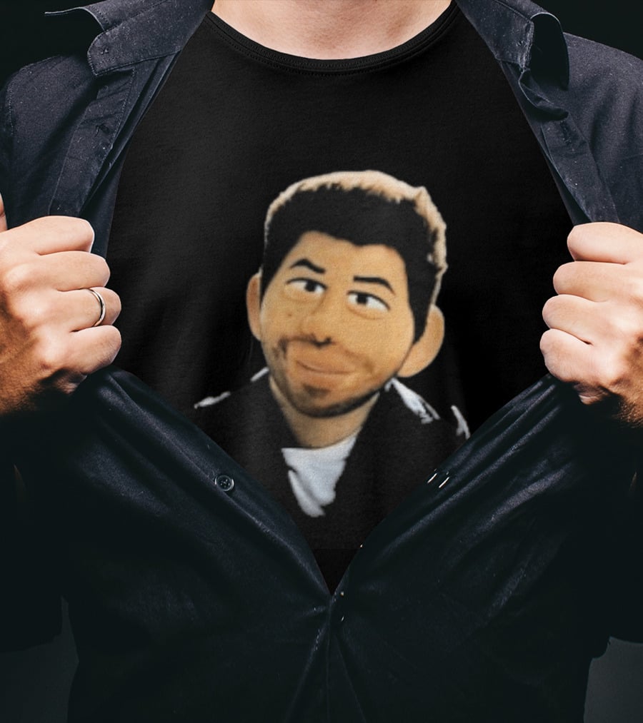 Nick Jonas J.N. Puppet Caricature T-Shirt