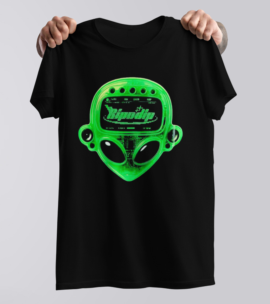 Ripndip Alien HP Level AP Green Transparent Device T-Shirt