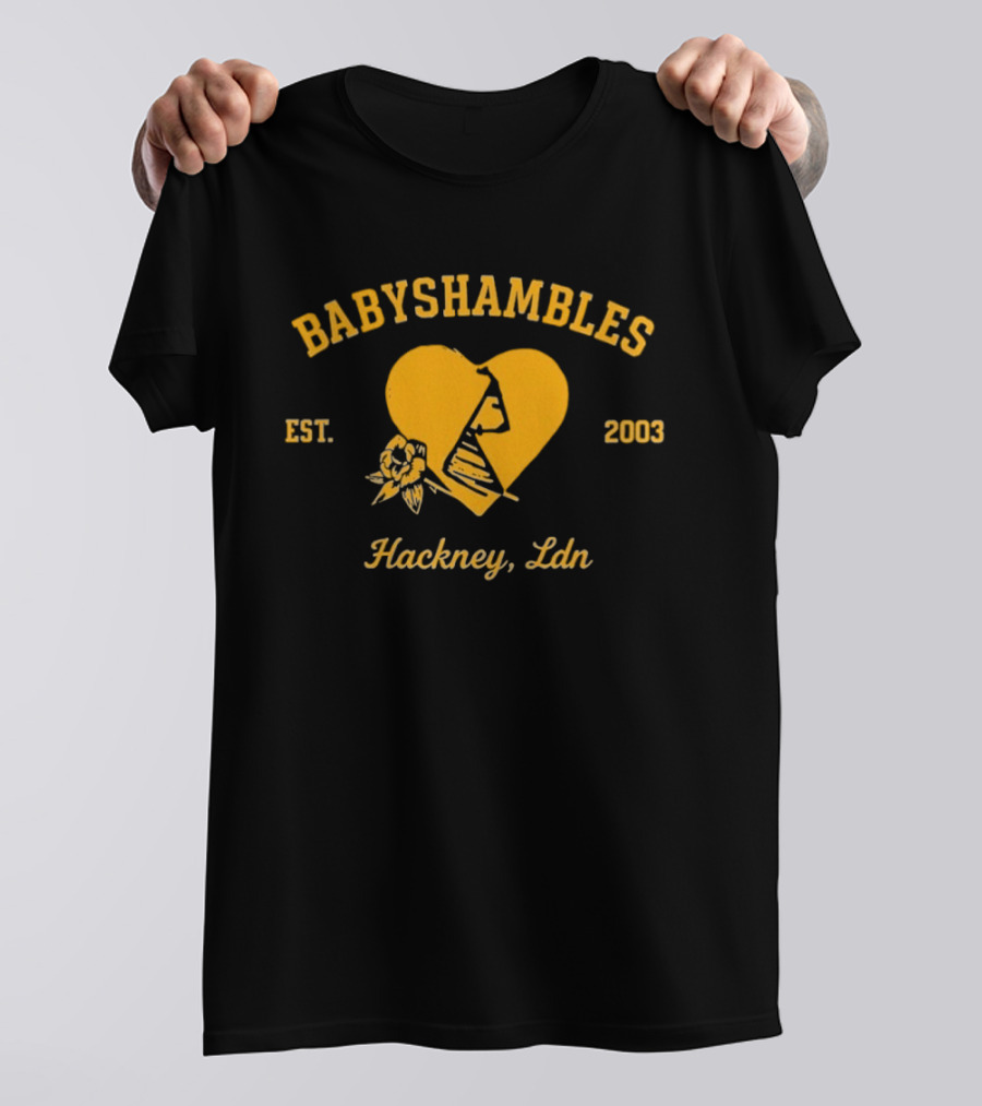 Babyshambles Est 2003 Hackney Ldn Heart T-Shirt