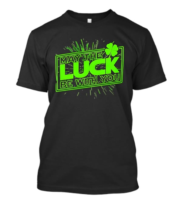 May The Luck Be With You Clover Star Wars T-Shirt