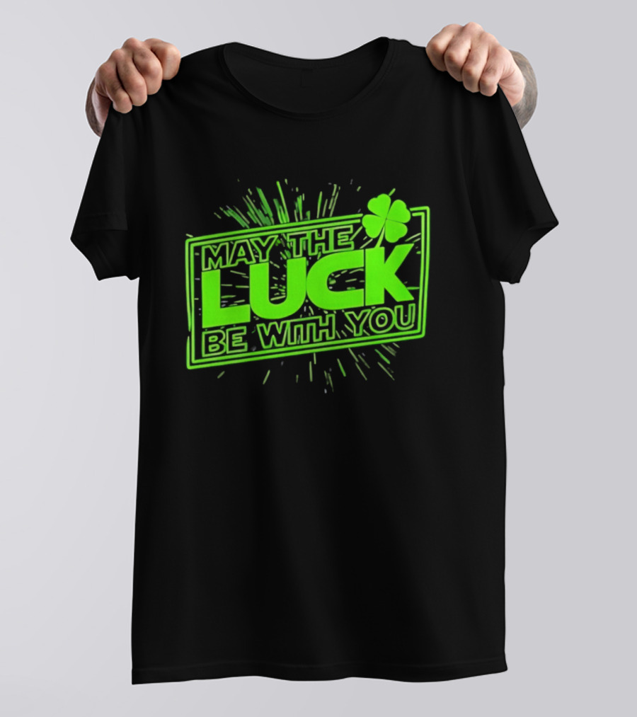 May The Luck Be With You Clover Star Wars T-Shirt
