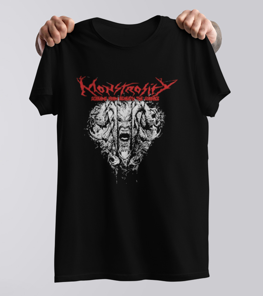 Monstrosity Scream Horror T-Shirt