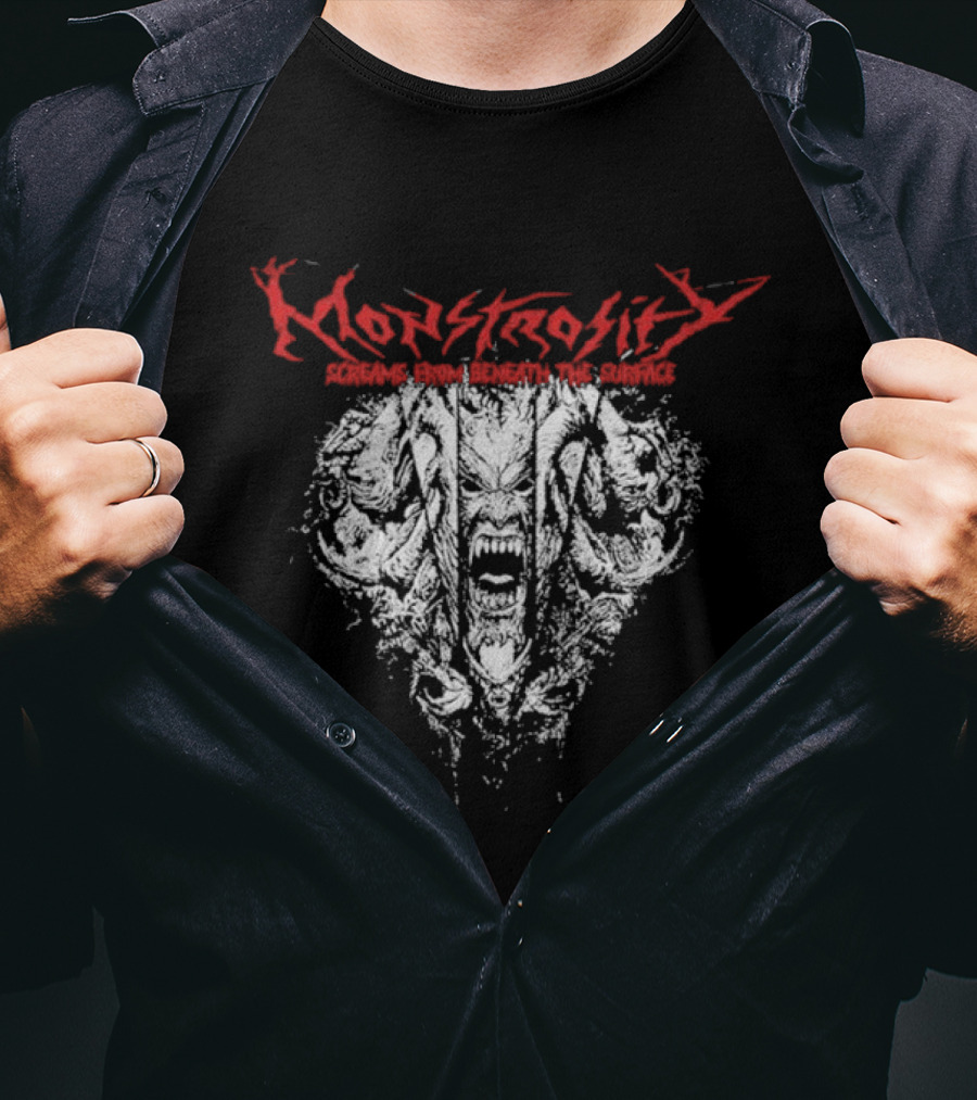 Monstrosity Scream Horror T-Shirt
