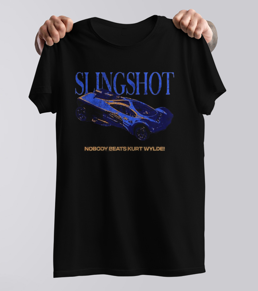 SLINGSHOT Nobody Beats Kurt Wylde Racing Car T-Shirt