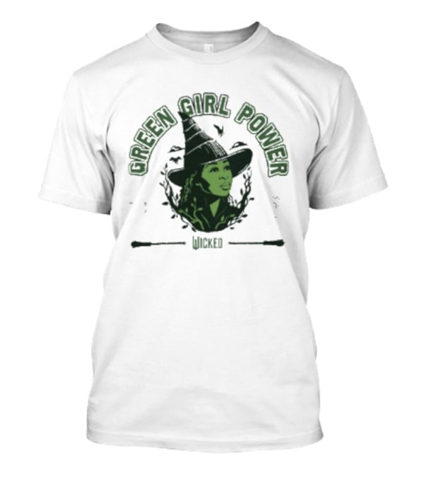 Wicked Green Girl Power Witch T-Shirt