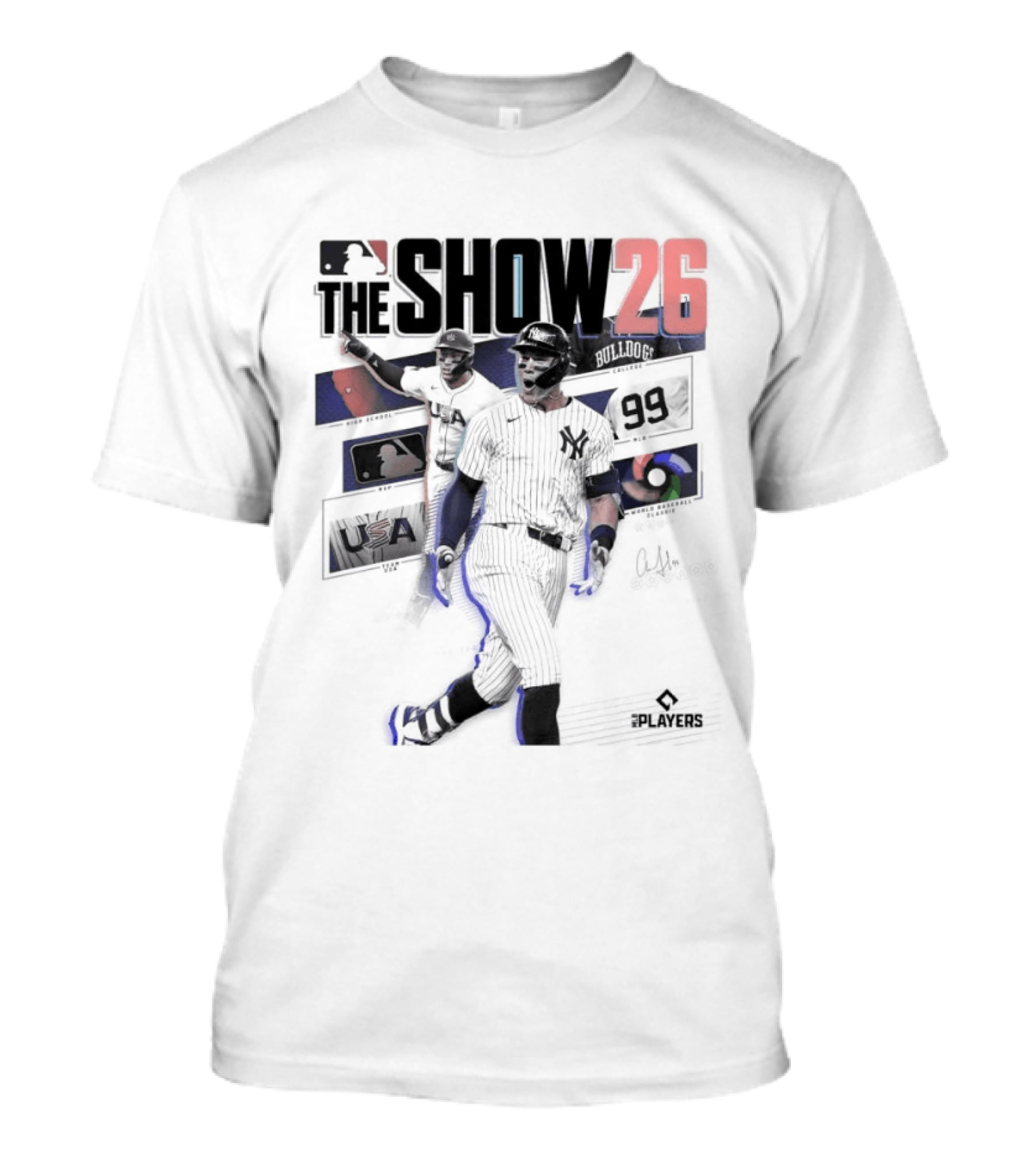 MLB The Show 26 Aaron Judge Yankees Cover Athlete T-Shirt