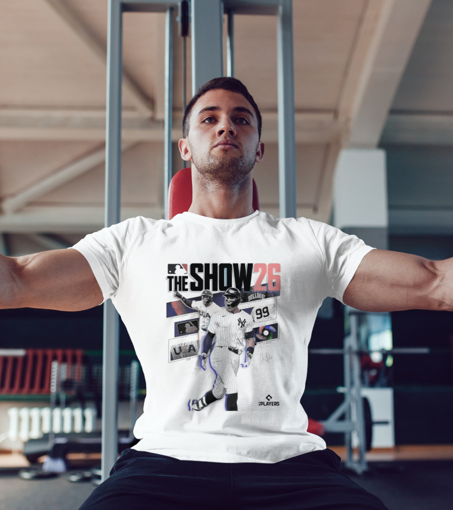 MLB The Show 26 Aaron Judge Yankees Cover Athlete T-Shirt