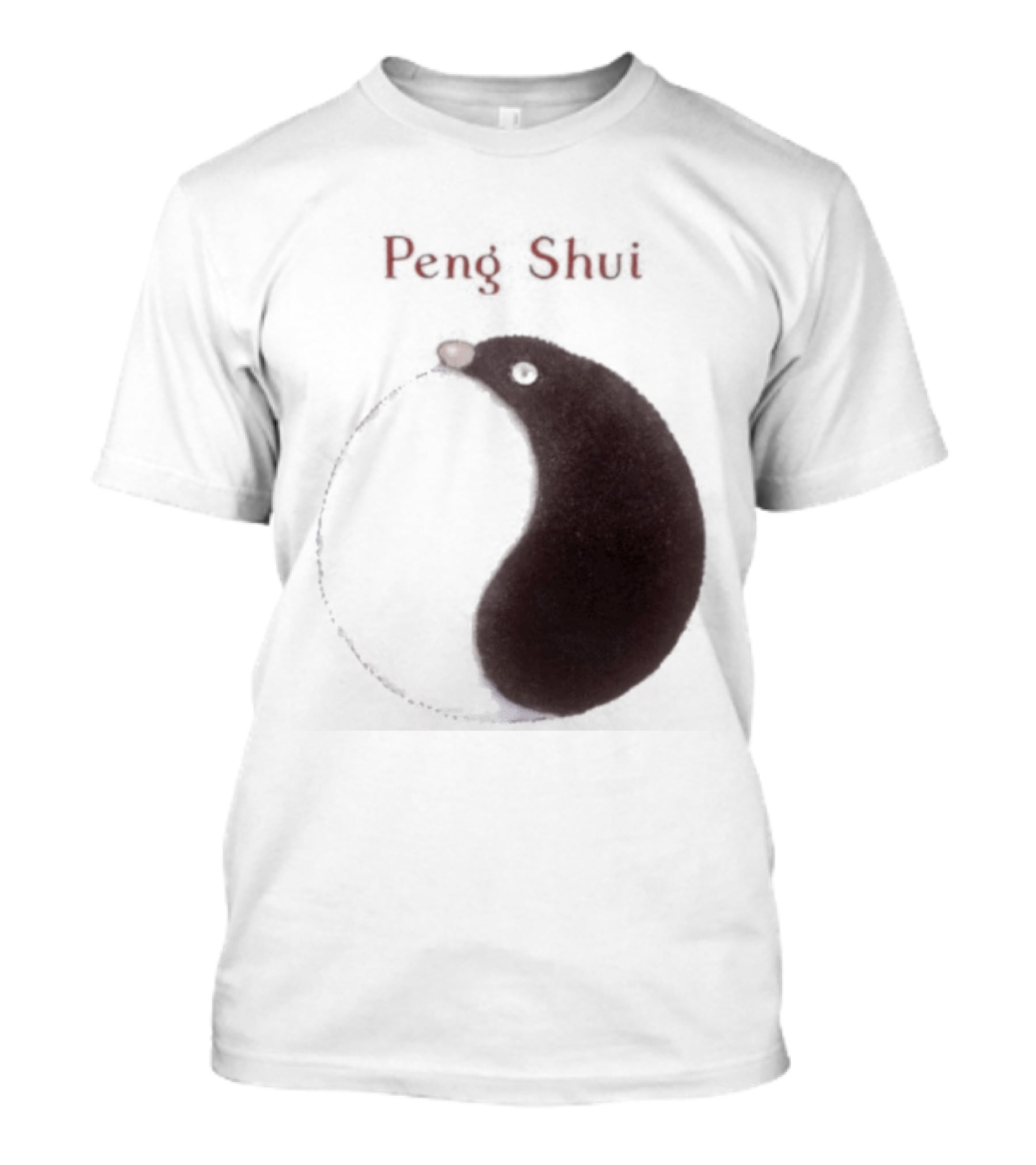 Peng Shui Yin Yang Symbol Smoke T-Shirt