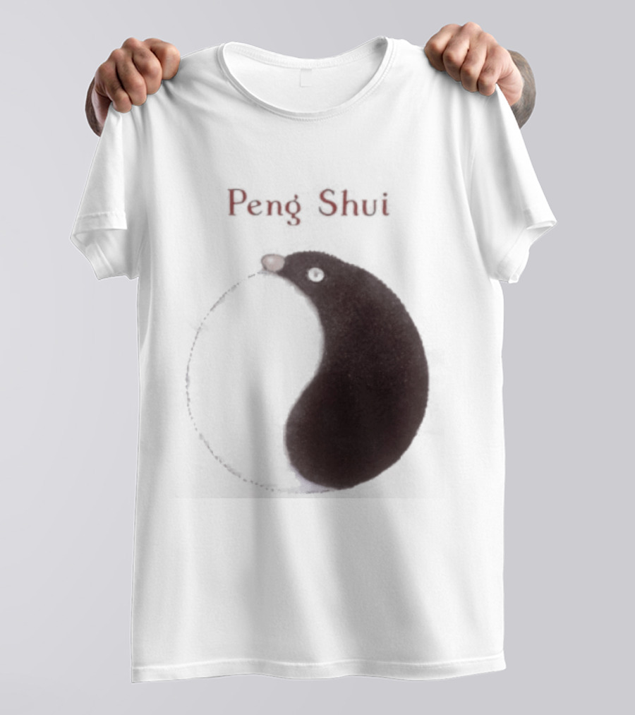 Peng Shui Yin Yang Symbol Smoke T-Shirt