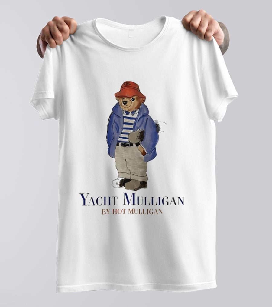 Yacht Mulligan Polo Bear By Hot Mulligan Striped Sailor Outfit T-Shirt