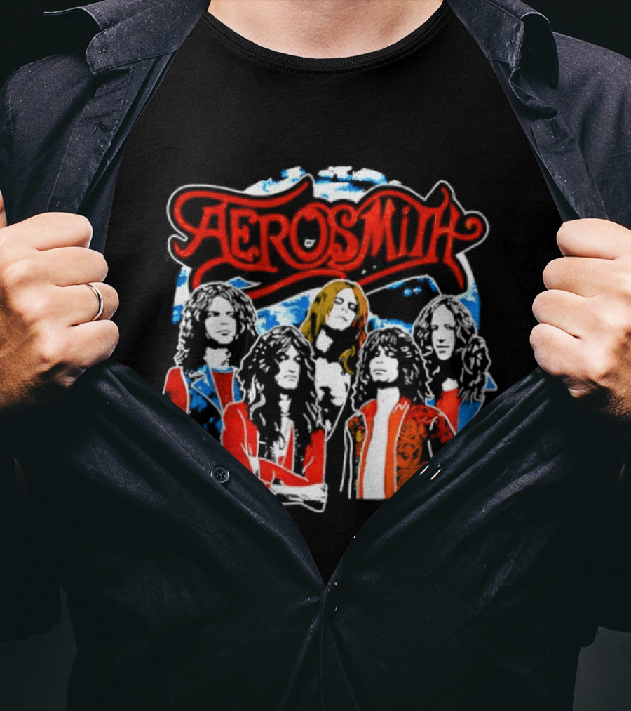 Aerosmith Band Vintage Art The Legendary Debut T-Shirt