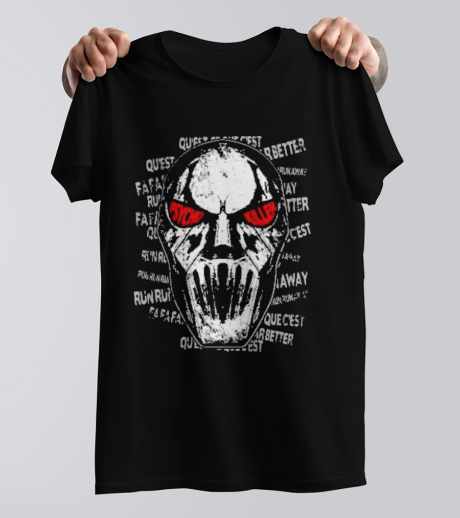 Tommaso Ciampa Psycho Killer Lyrics Quest For A Better Run Away T-Shirt
