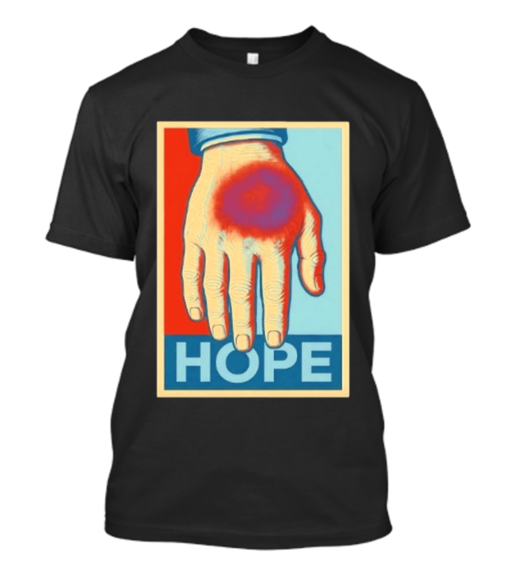 Trump Hope Hand Pop Art Style Springs Eternal T-Shirt