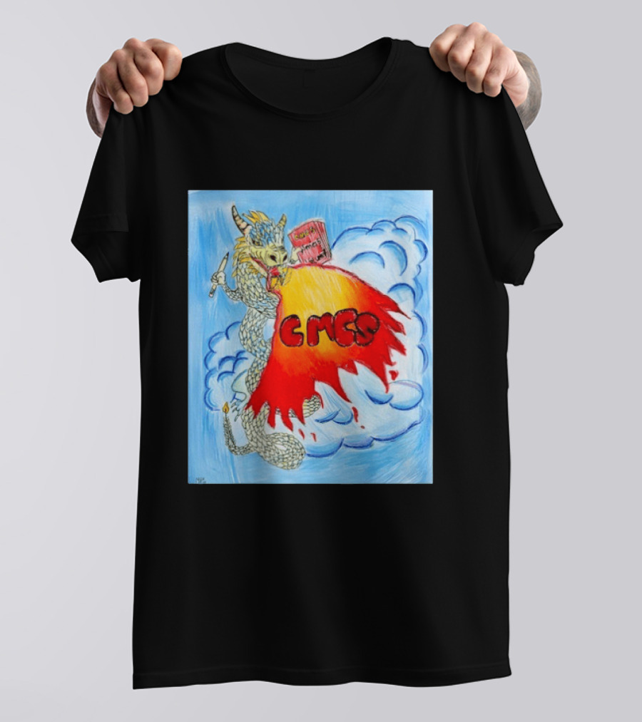 CMCS Yearbook Dragon 2026 Cloud Fire T-Shirt