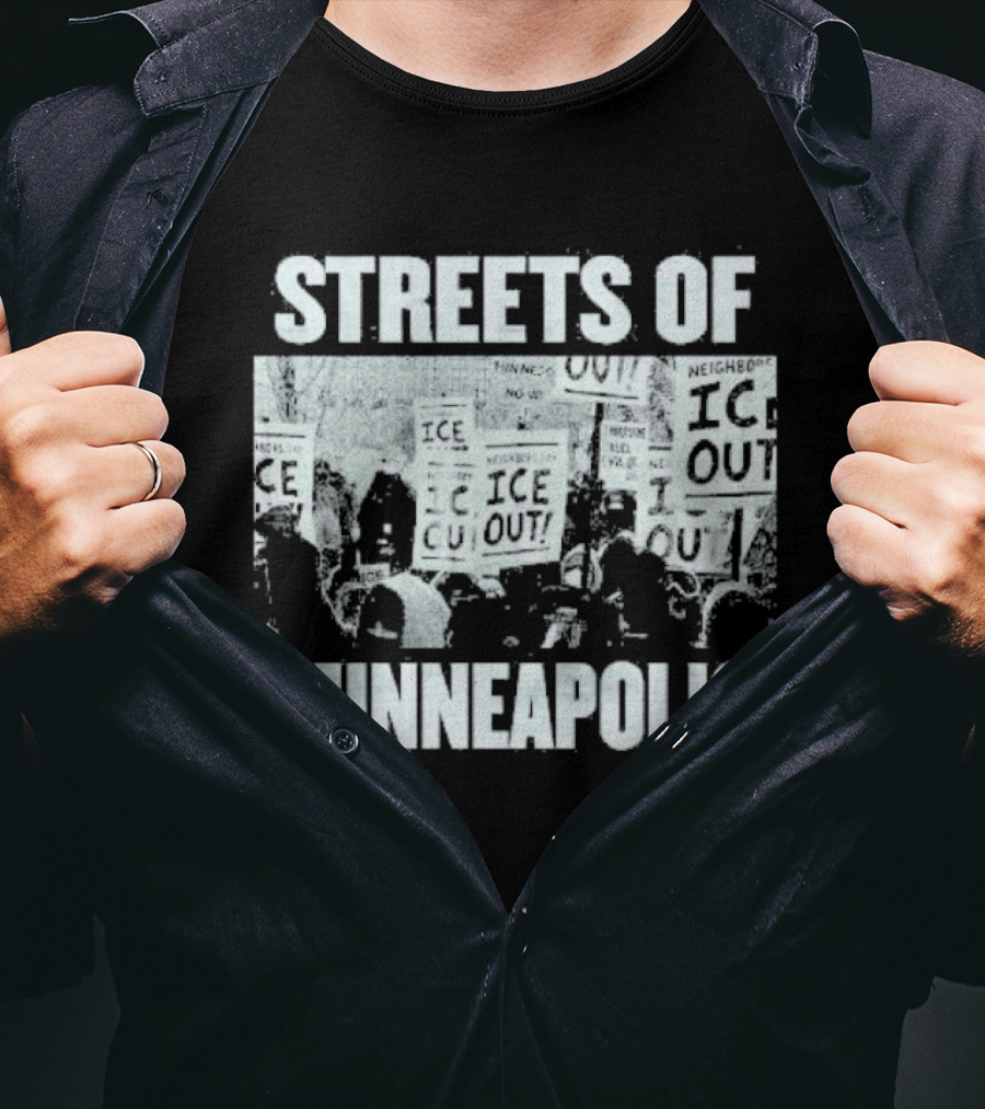 Streets Of Minneapolis Protest Signs And Crowd T-Shirt