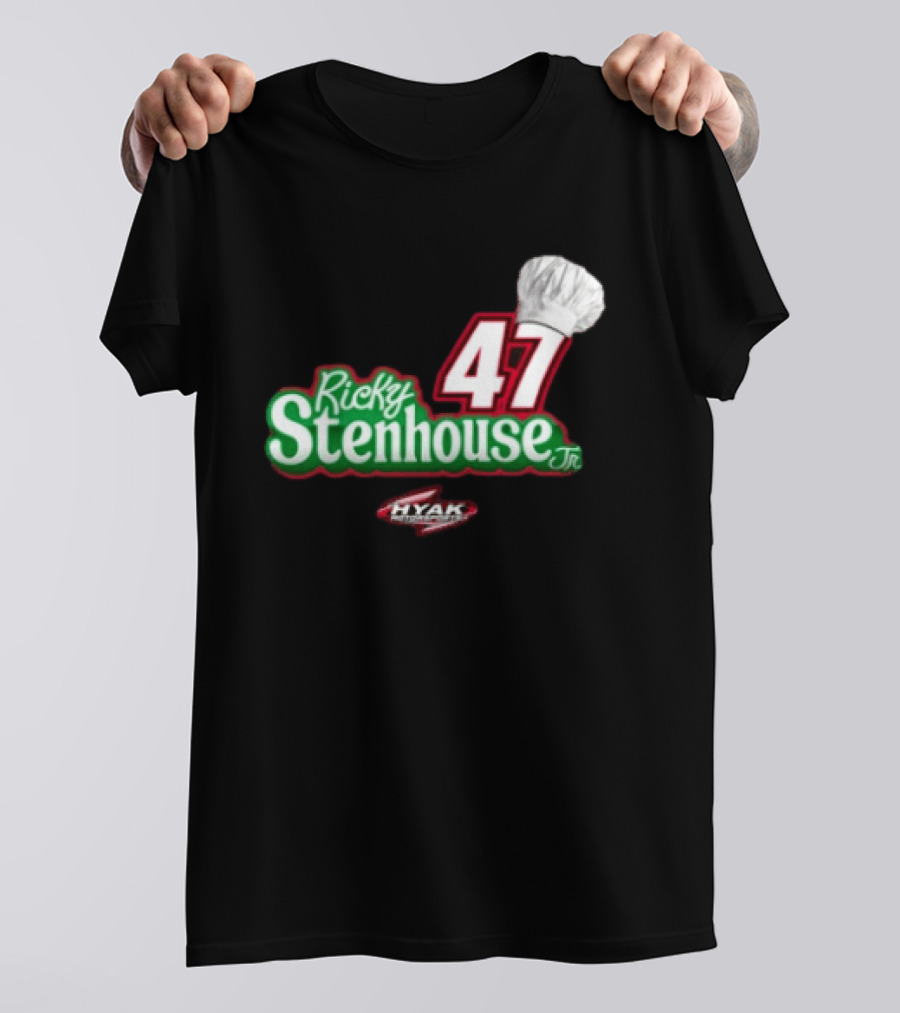 Ricky Stenhouse Jr 47 Chef Hat Hyak Chef Boyardee Racing T-Shirt