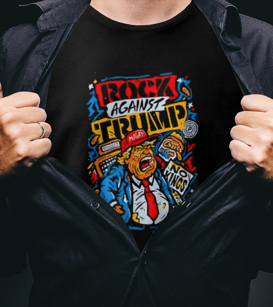 Rock Against Trump MAGA No Kings T-Shirt