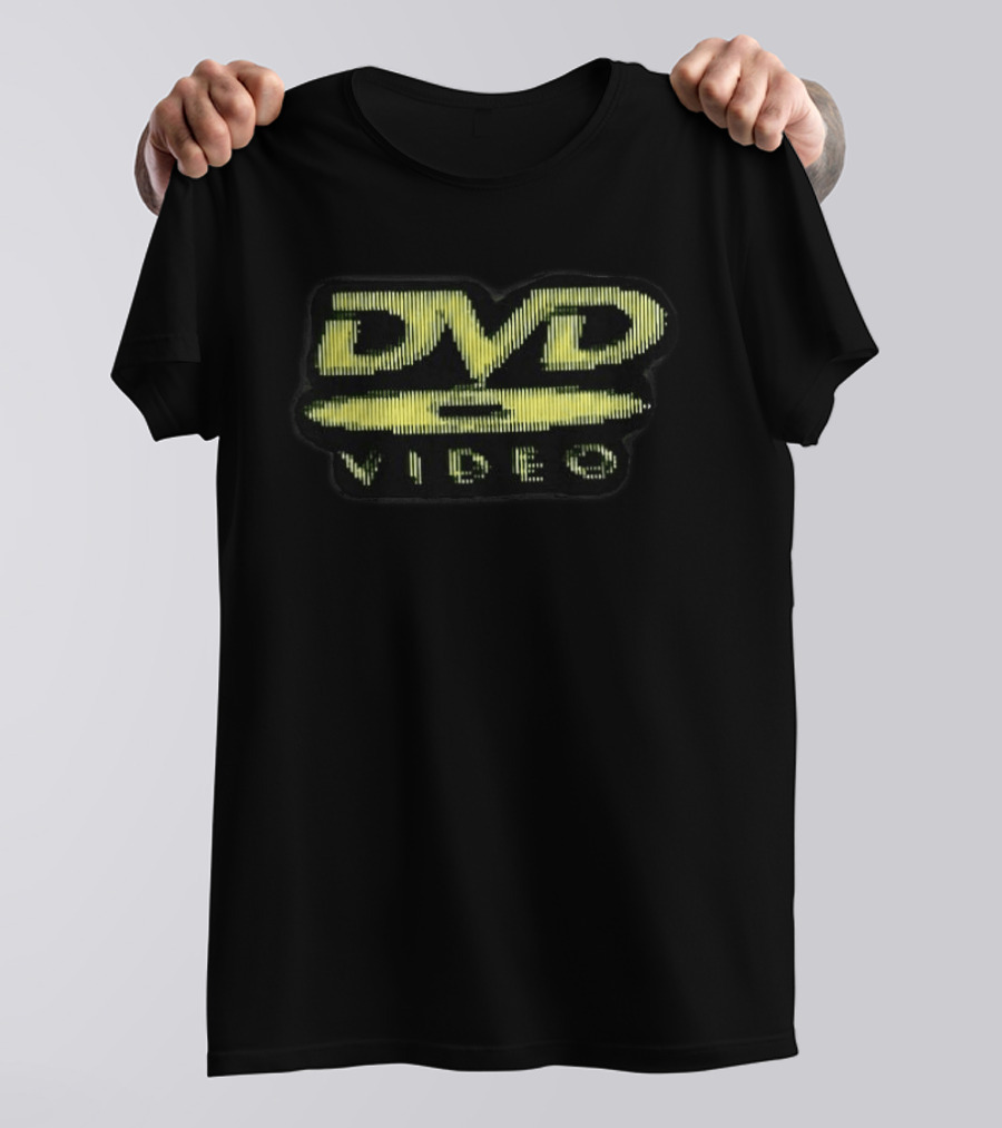 DVD Video Retro Logo Patch T-Shirt