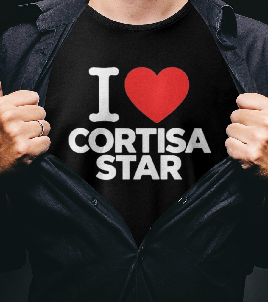 I Love Cortisa Star Heart T-Shirt